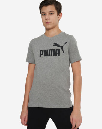Футболка для мальчиков PUMA No. 1 Logo, Серый женщинам