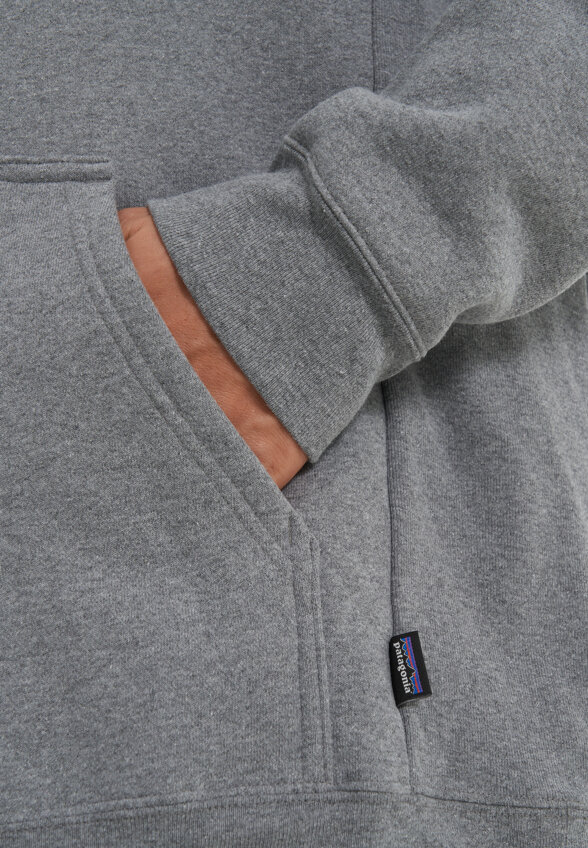 Худи мужское Patagonia Logo Uprisal, Серый