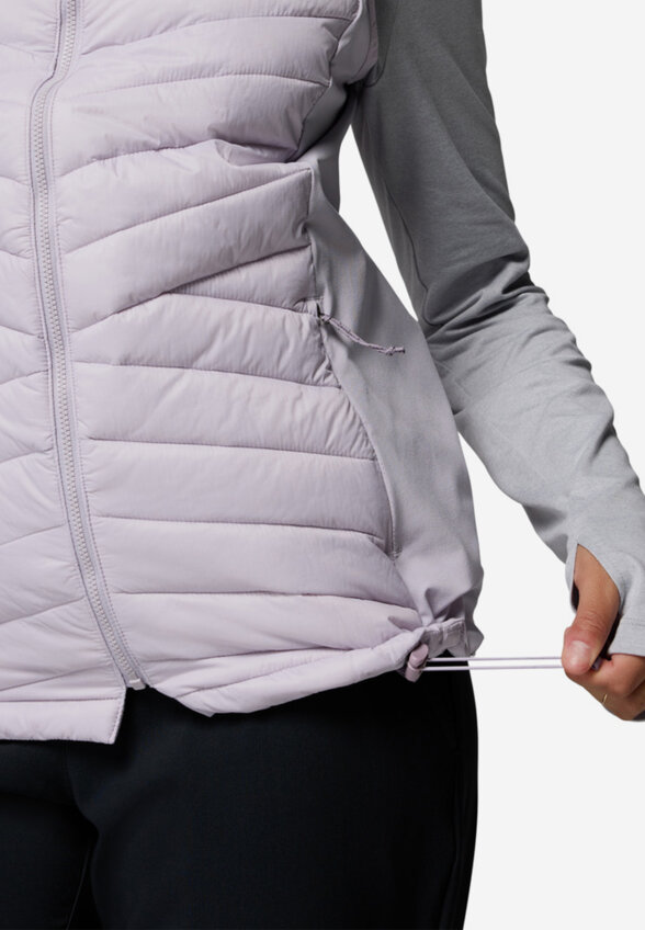 Жилет утепленный женский Columbia Powder Pass III Hybrid Vest, Розовый