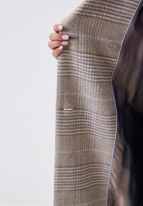 Пальто двубортное Снежная Королева