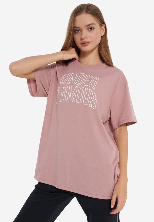 Футболка женская Under Armour Rival Os Campus, Розовый