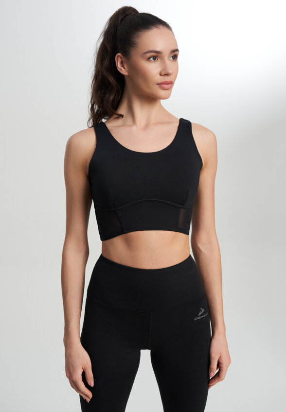 Топ бра спортивный Demix MuseFit Dance, Черный