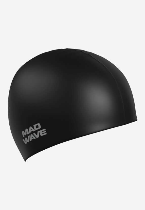 Шапочка для плавания Mad Wave Intensive, Черный