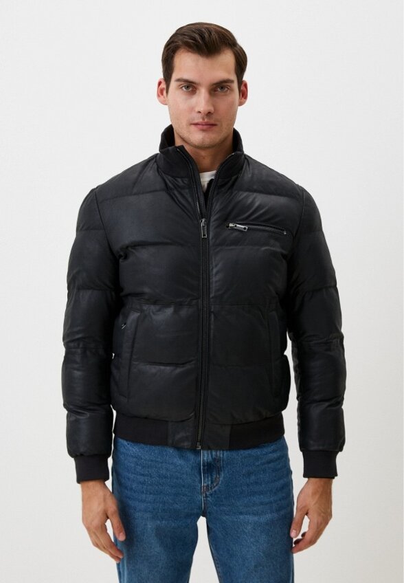 Куртка кожаная утепленная Jorg Weber