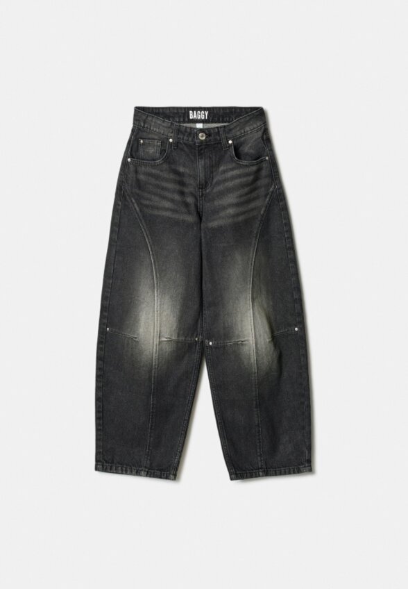 Винтажные джинсы Baggy Fit для девочек