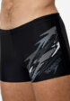 Плавки-шорты мужские Speedo Medley Logo Aquashort Blk/Red, Черный4  - превью