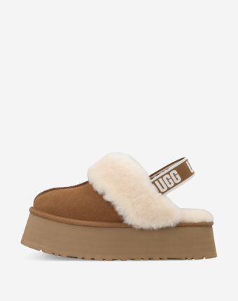 Сабо утепленные женские UGG Funkette, Коричневый женщинам