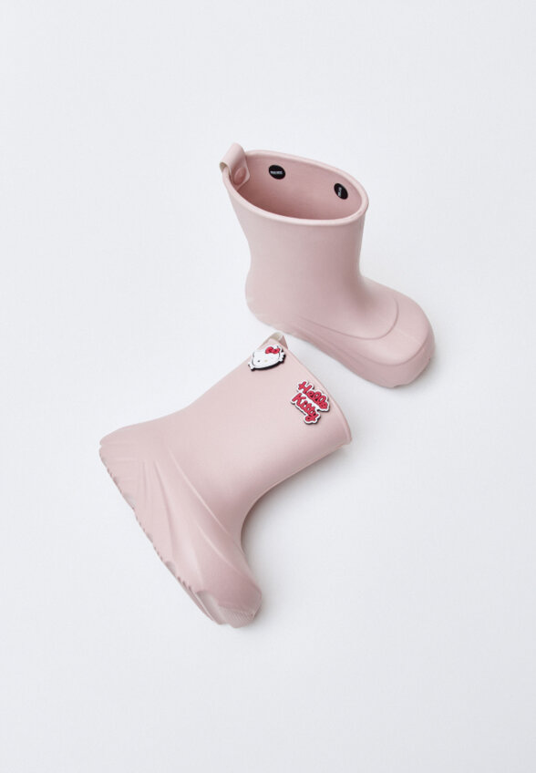 Резиновые сапоги c декором Hello Kitty для девочек