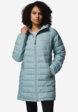 Ультралегкий пуховик женский Columbia Powder Lite II Mid Jacket, Голубой3  - превью