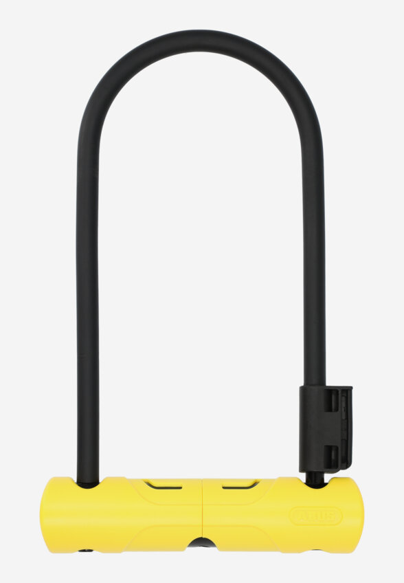 Замок велосипедный с ключами Abus 402/170 HB230 YE SH34, Желтый
