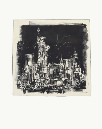 Dior Silk Scarf женщинам