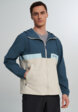 Ветровка мужская Columbia Spire Valley Hooded Windbreaker, Синий1  - превью