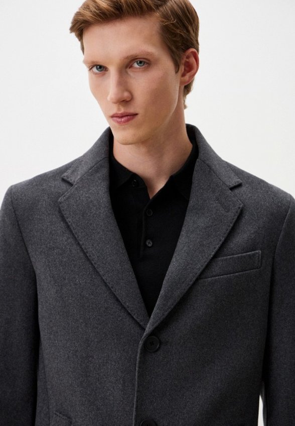 Пальто однобортное Mango Man