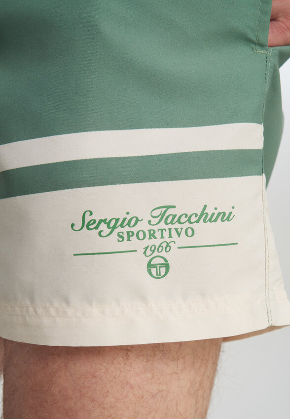 Шорты плавательные мужские Sergio Tacchini, Зеленый