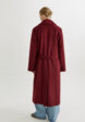 Двубортное пальто из смесовой шерсти5  - превью