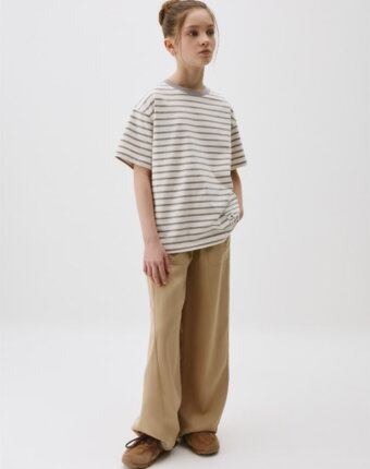 Футболка в полоску для девочек детям