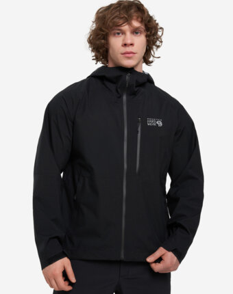 Куртка мембранная мужская Mountain Hardwear Stretch Ozonic Jacket, Черный женщинам