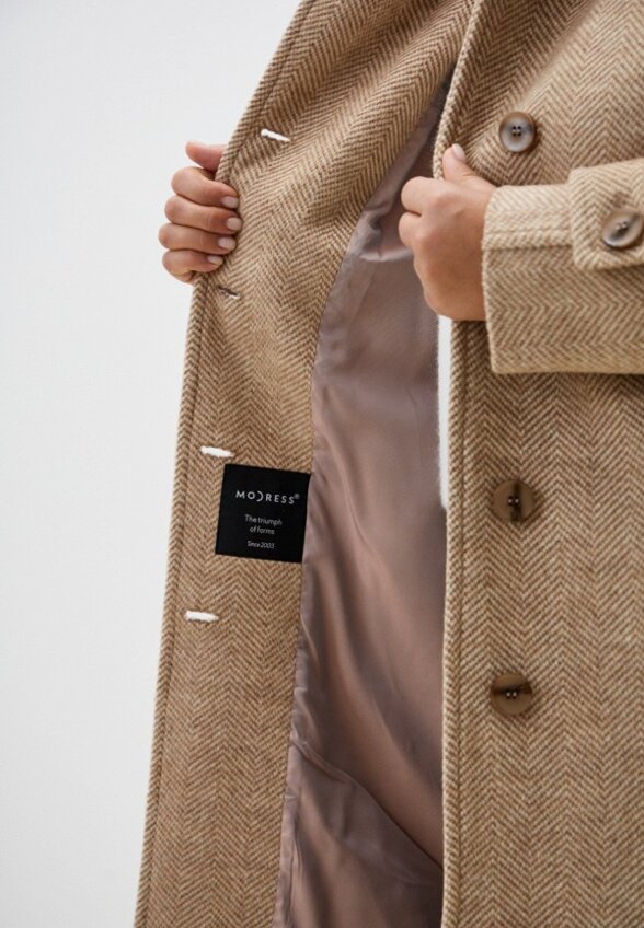 Пальто однобортное Modress