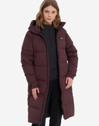 Пуховик женский Mountain Hardwear Nevadan Down Long Parka, Фиолетовый женщинам