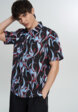 Рубашка с коротким рукавом мужская DC Shoes Full On Resort, Черный2  - превью