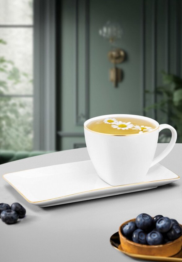 Чашка с блюдцем Elan Gallery