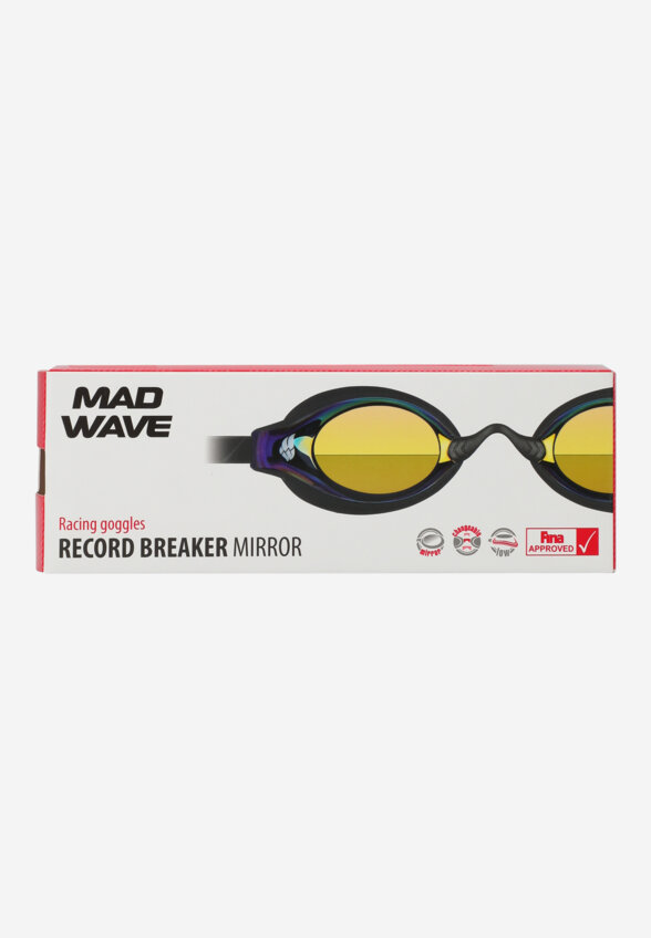Стартовые очки Mad Wave Mad Wave Record breaker Mirror, Желтый