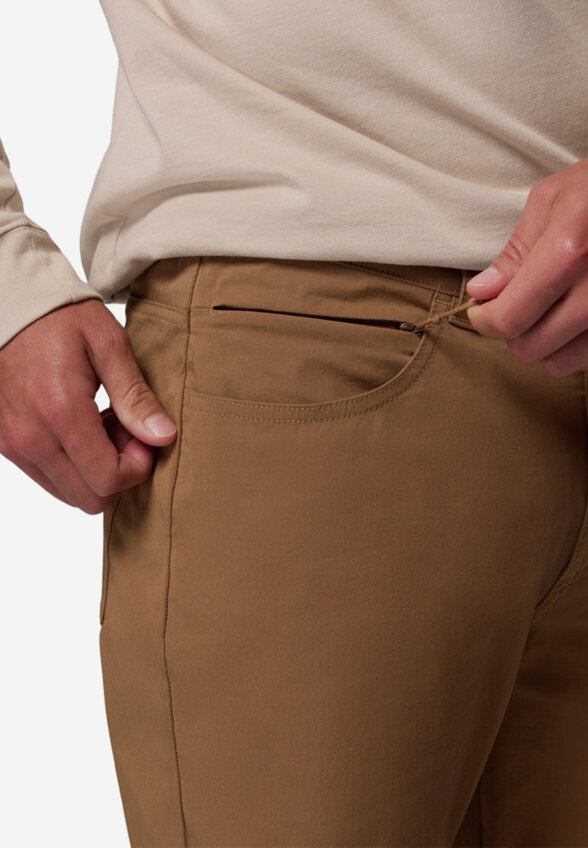 Брюки мужские Columbia Roc 5 Pocket Pant, Коричневый