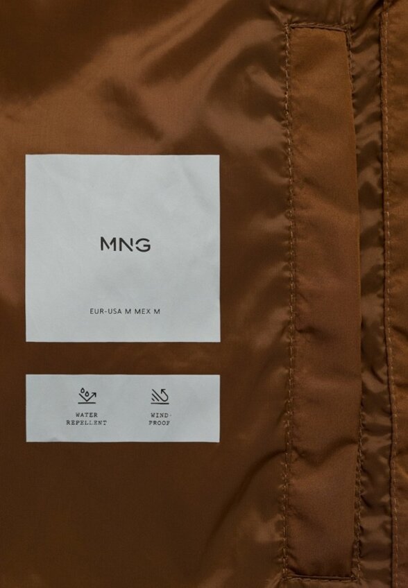 Пуховик Mango Man