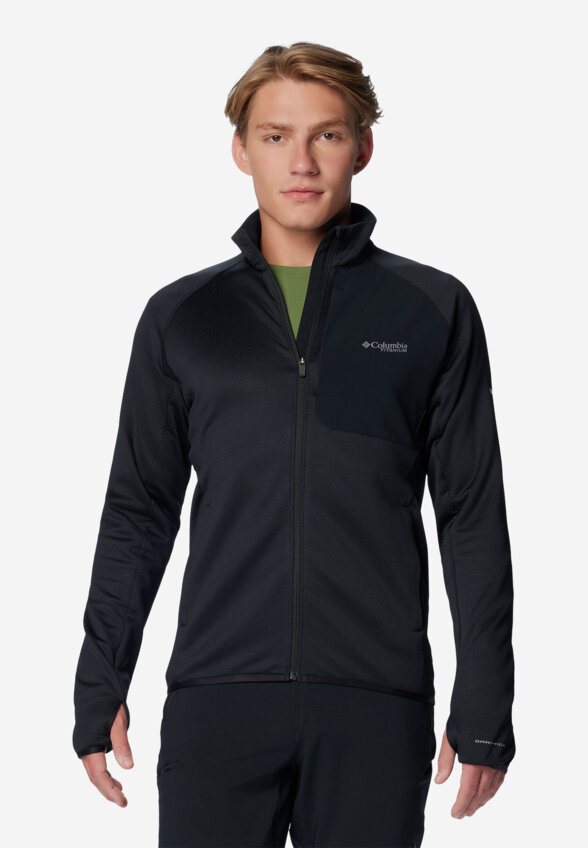 Джемпер флисовый мужской Columbia Triple Canyon Grid Fleece Fz II, Черный