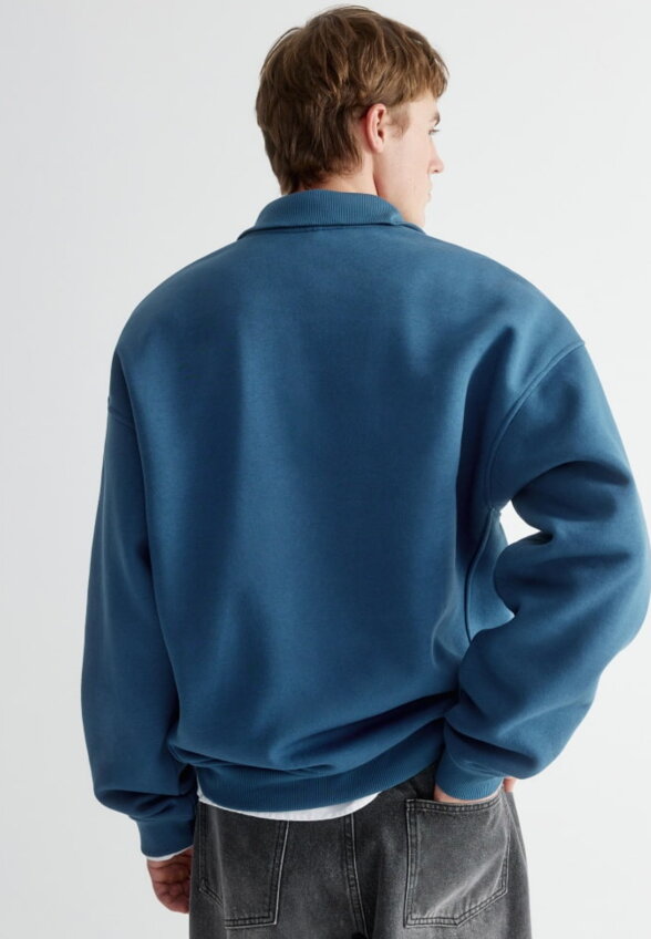 Свитшот Oversize fit с воротником