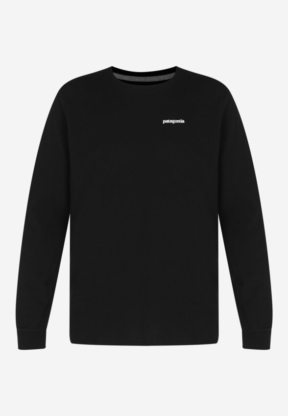 Лонгслив мужской Patagonia Logo, Черный