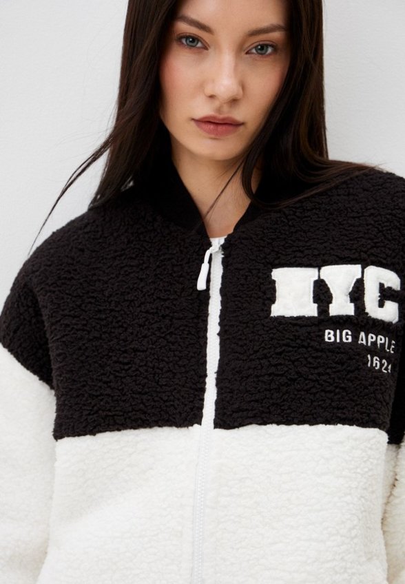 Бомбер меховой Gloria Jeans