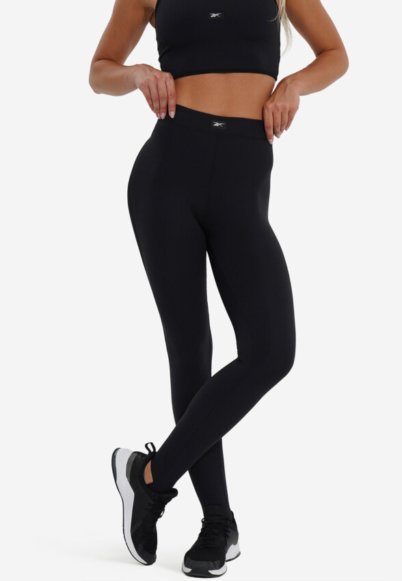 Легинсы женские Reebok Rib Stirrup, Черный