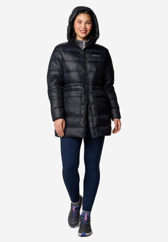 Пуховик женский Columbia Harmony Falls Mid Down Jacket, Черный