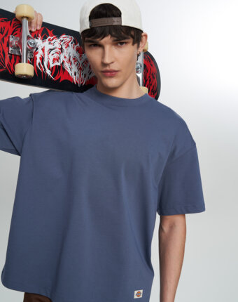 Футболка мужская DICKIES Mineral Heavyweight, Синий женщинам