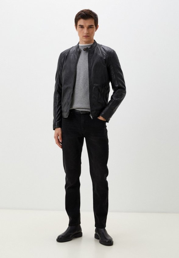 Куртка кожаная Urban Fashion for Men