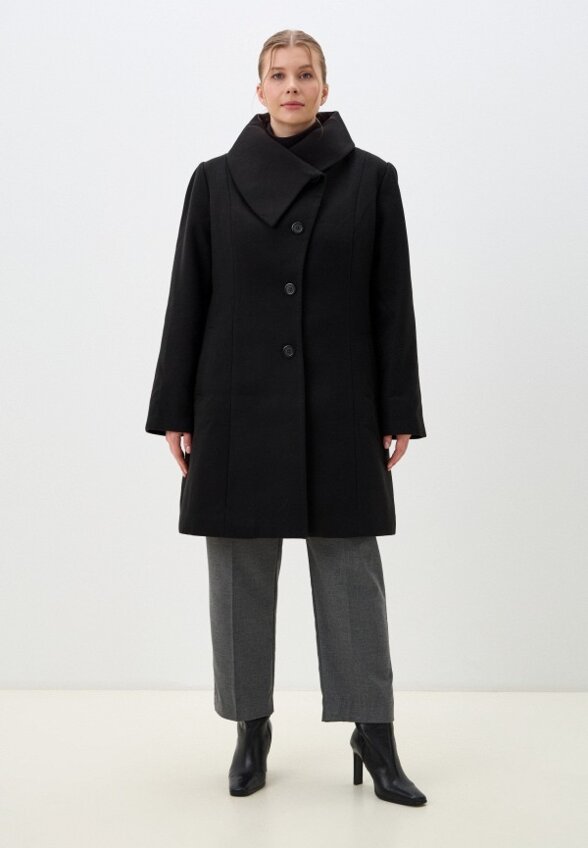 Пальто однобортное Gaxgax