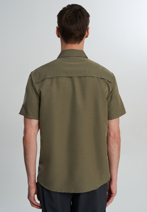 Рубашка с коротким рукавом мужская Mountain Hardwear Canyon Short Sleeve, Зеленый