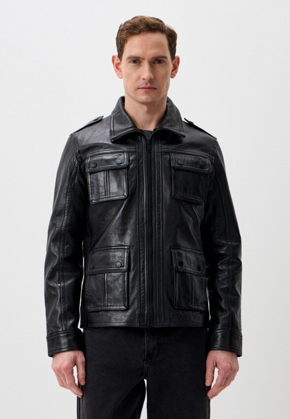 Куртка кожаная Urban Fashion for Men