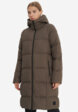 Пальто пуховое женское Jack Wolfskin Frozen Lake, Коричневый6  - превью