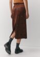Юбка миди из костюмной ткани с пайетками5  - превью
