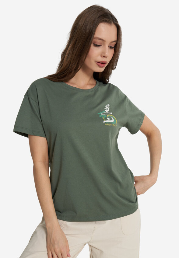 Футболка женская Protest Zoeli, Зеленый