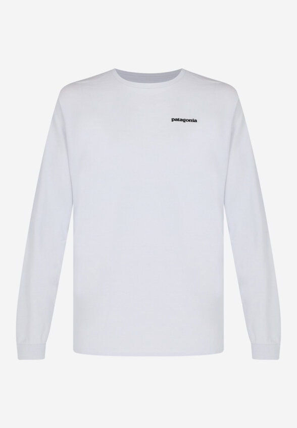Лонгслив мужской Patagonia Logo, Белый