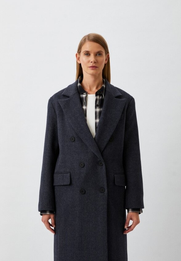 Пальто двубортное BLCV