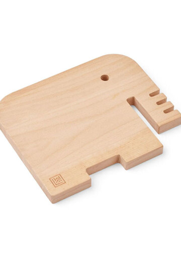 Детская разделочная доска в виде слона ЛИВУД (LIEWOOD), натуральная