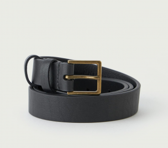 РЕМЕНЬ ИЗ ФАКТУРНОЙ КОЖИ С ЗОЛОТОЙ ПРЯЖКОЙ женщинам