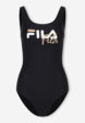 Купальник слитный женский FILA, Черный10  - превью