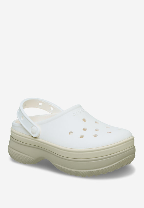 Сабо женские Crocs Classic Stacked, Белый