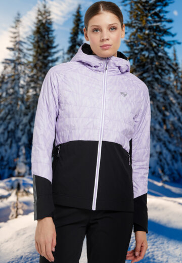 Куртка для беговых лыж женская Ziener Nacana, Фиолетовый