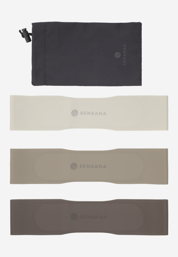 Набор силиконовых мини-лент Sensana, 3 шт, Бежевый
